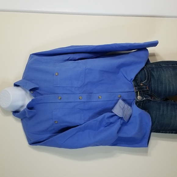 L L.Bean 100% cotton size L Chamois shirt - Picture 3 of 5